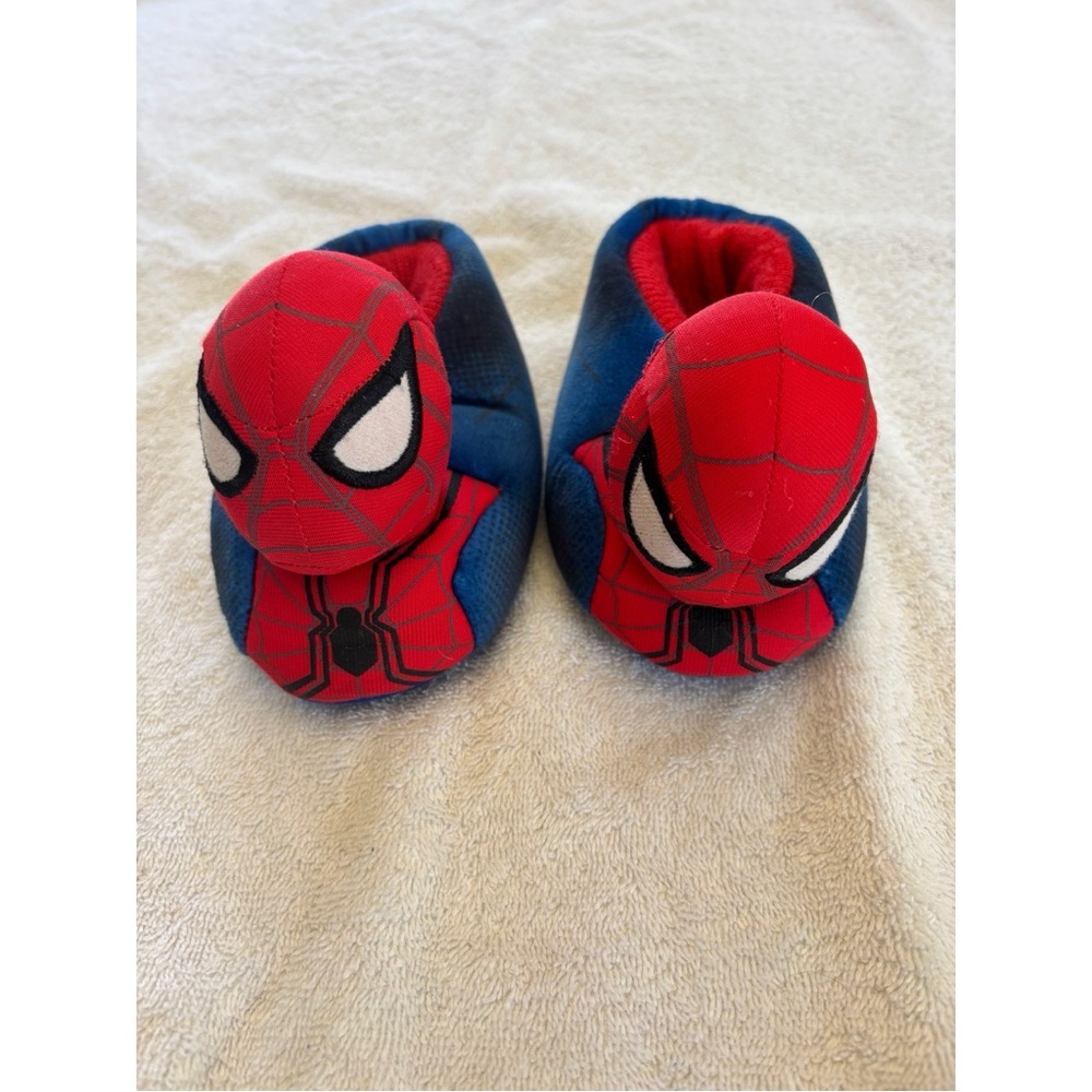 Marvel SpiderMan Kids Blue Red party warm Slippers shoes toddler gifts holiday
